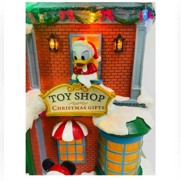 Disney Lighted Musical Animatronic Christmas Decoration House Battery-operated - Picture 5 of 8